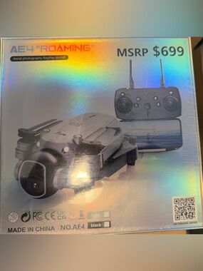 AE4 Roaming dual camera drone- new